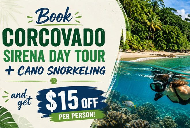 Corcovado and Cano Island Snorkel Combo Tour